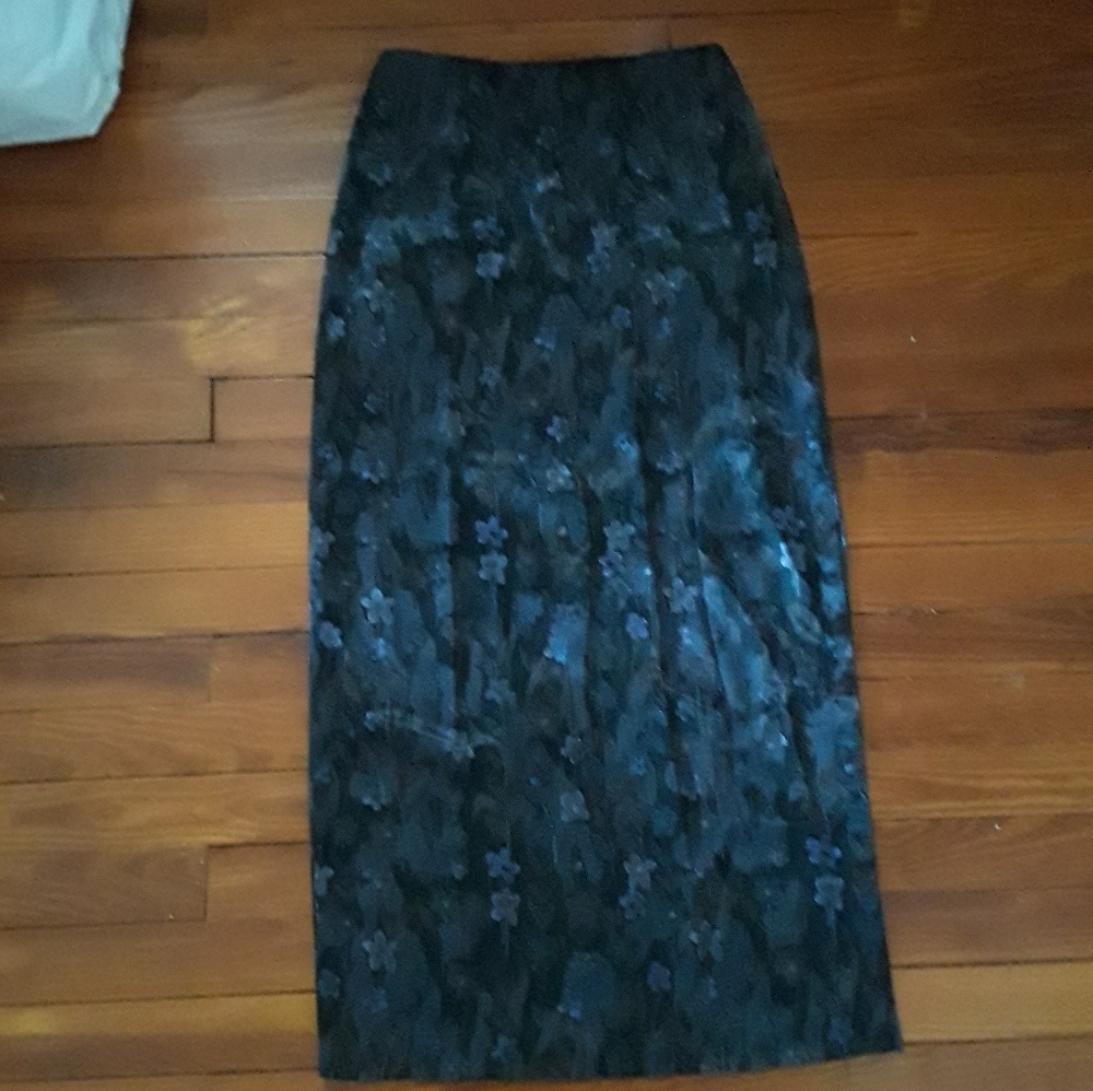 Vintage Floral Maxi Skirt
